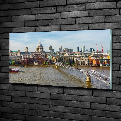 Foto schilderij op glas Theems Londen