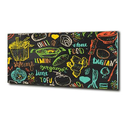 Foto schilderij op glas Thais eten