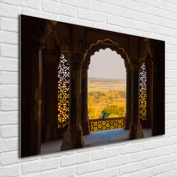 Schilderij op glas Agra Fort India