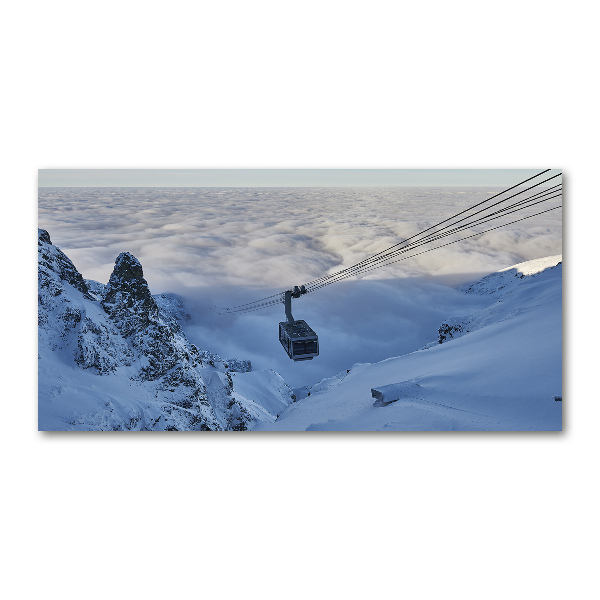 Schilderij glas Kasprowy Wierch