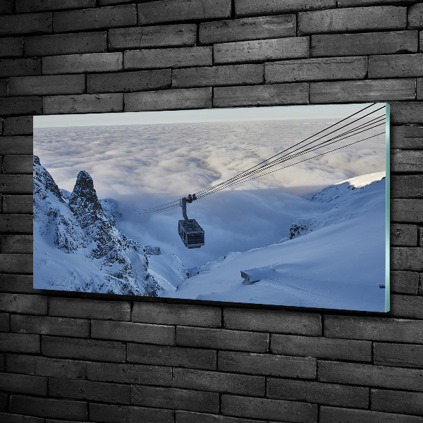 Schilderij glas Kasprowy Wierch