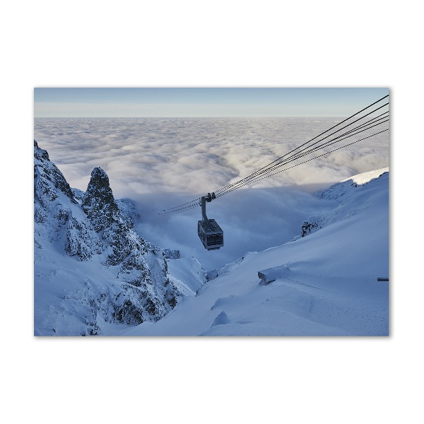 Schilderij glas Kasprowy Wierch