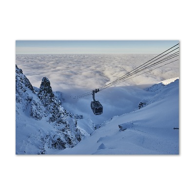 Schilderij glas Kasprowy Wierch