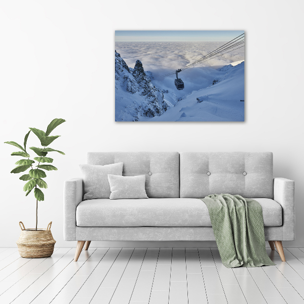 Schilderij glas Kasprowy Wierch