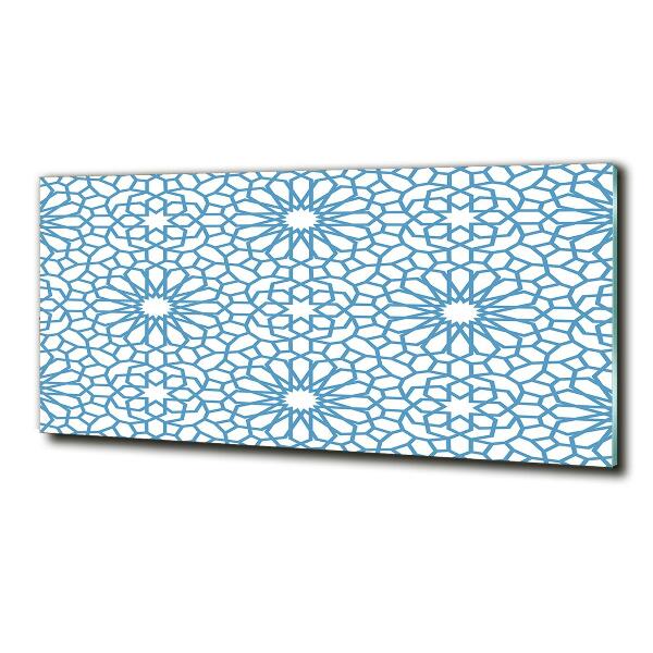 Schilderij op glas Oosters patroon