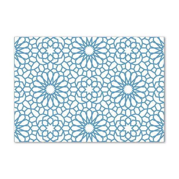 Schilderij op glas Oosters patroon