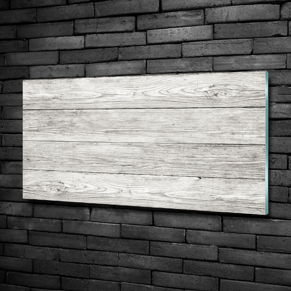 Foto schilderij op glas Houten achtergrond