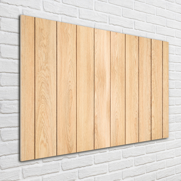 Schilderij op glas Houten achtergrond