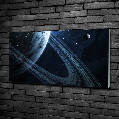 Schilderij op glas Planeet