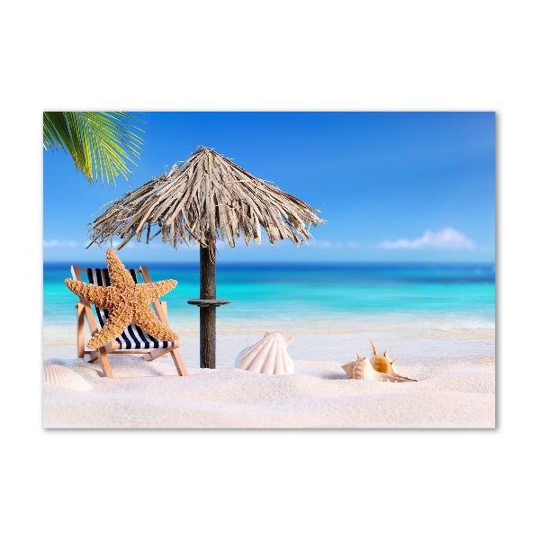Glazen schilderij Strandvakanties