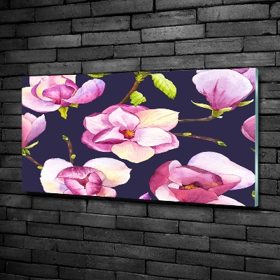 Glazen schilderij Magnolia