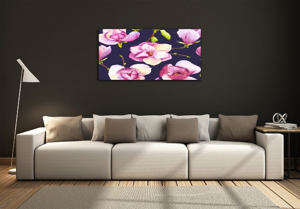 Glazen schilderij Magnolia