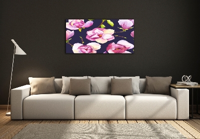 Glazen schilderij Magnolia