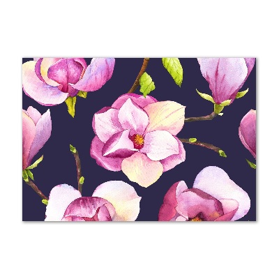 Glazen schilderij Magnolia