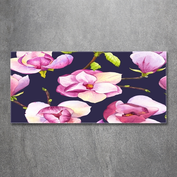 Glazen schilderij Magnolia
