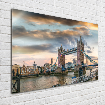 Schilderij glas Tower Bridge Londen