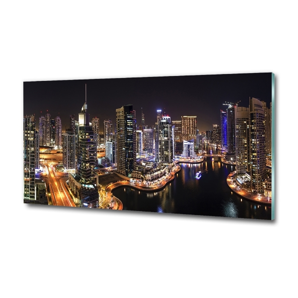 Glazen schilderij Dubai Marina