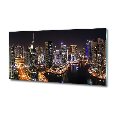 Glazen schilderij Dubai Marina