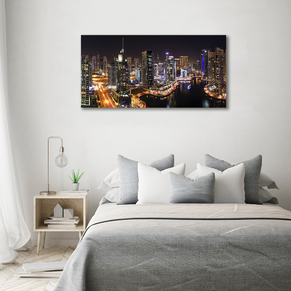 Glazen schilderij Dubai Marina