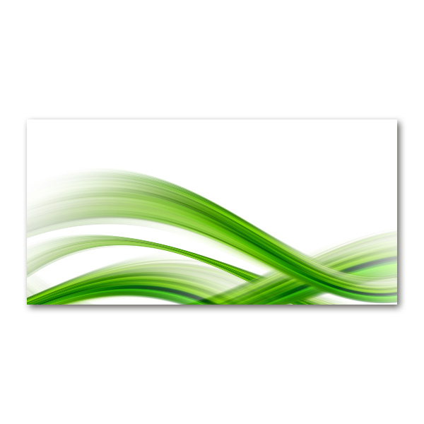 Foto schilderij op glas Abstracte golven