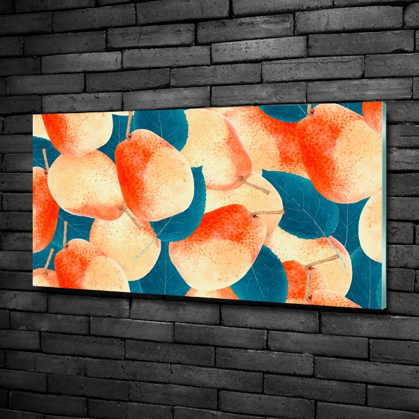 Glazen schilderij Peren