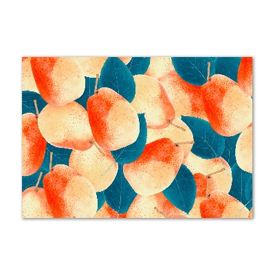 Glazen schilderij Peren