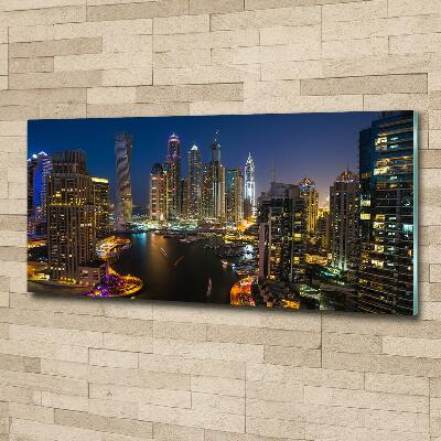 Schilderij op glas Dubai Marina