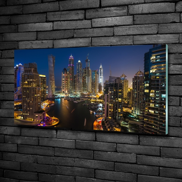Schilderij op glas Dubai Marina