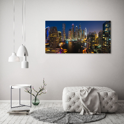 Schilderij op glas Dubai Marina