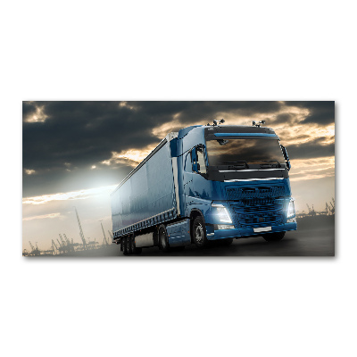 Foto schilderij op glas Vrachtwagen