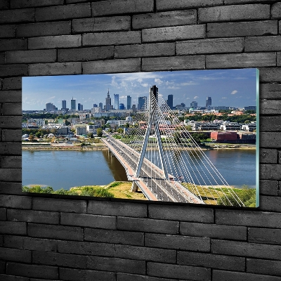 Glazen schilderij Warschau, Polen