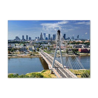 Glazen schilderij Warschau, Polen