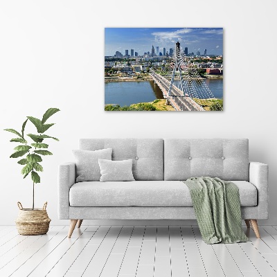 Glazen schilderij Warschau, Polen