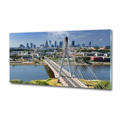 Glazen schilderij Warschau, Polen