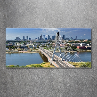 Glazen schilderij Warschau, Polen