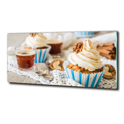 Foto schilderij op glas Cupcakes
