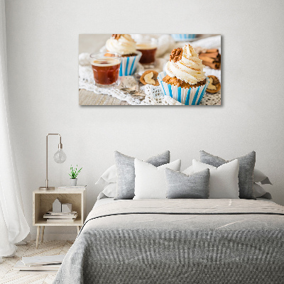 Foto schilderij op glas Cupcakes
