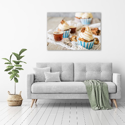 Foto schilderij op glas Cupcakes