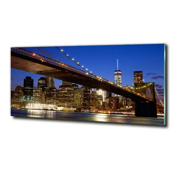 Foto schilderij op glas Manhattan, New York