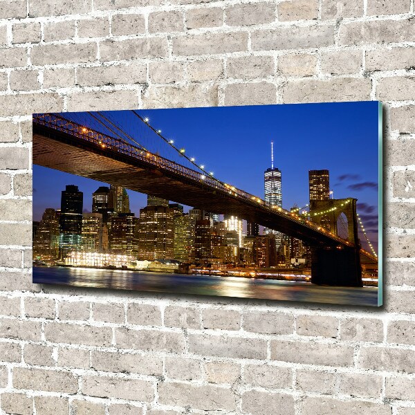 Foto schilderij op glas Manhattan, New York
