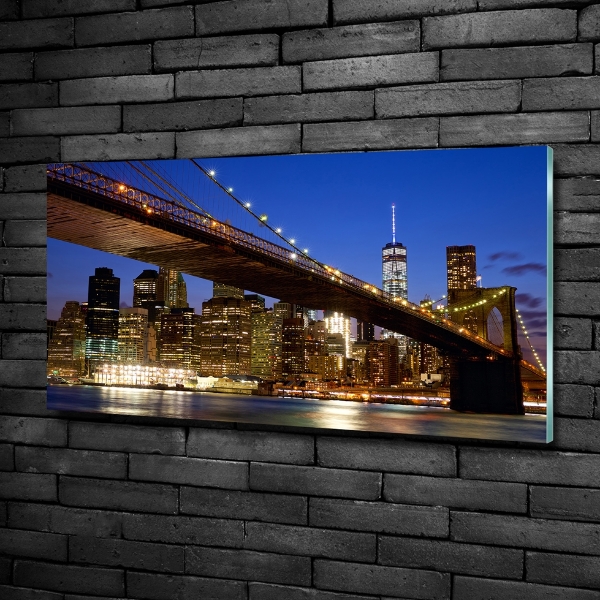 Foto schilderij op glas Manhattan, New York