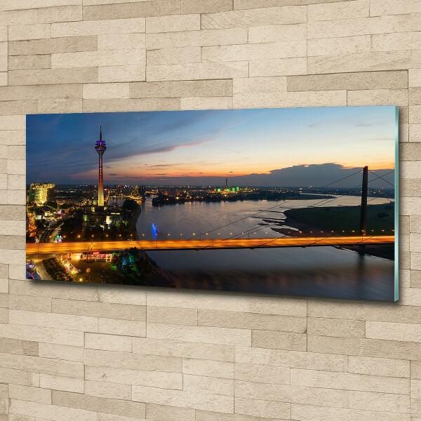 Schilderij glas Düsseldorf, Duitsland