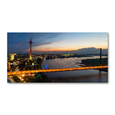 Schilderij glas Düsseldorf, Duitsland