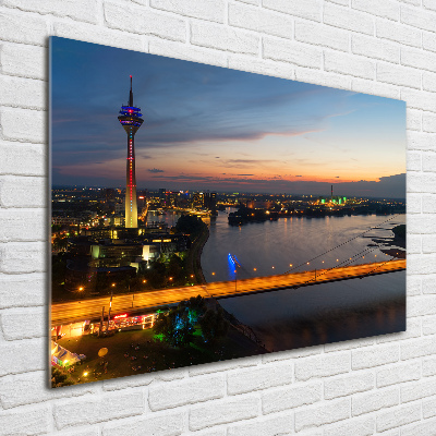 Schilderij glas Düsseldorf, Duitsland