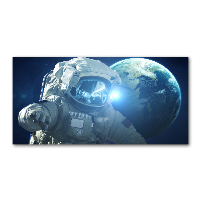 Schilderij glas Kosmonaut