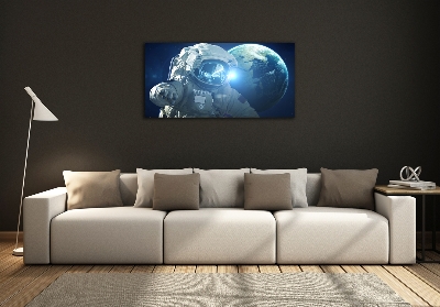 Schilderij glas Kosmonaut