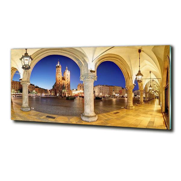Glazen schilderij Krakau, Polen