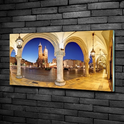 Glazen schilderij Krakau, Polen