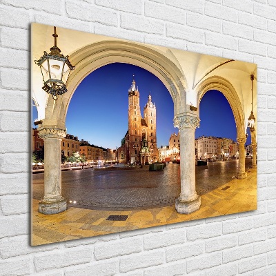 Glazen schilderij Krakau, Polen