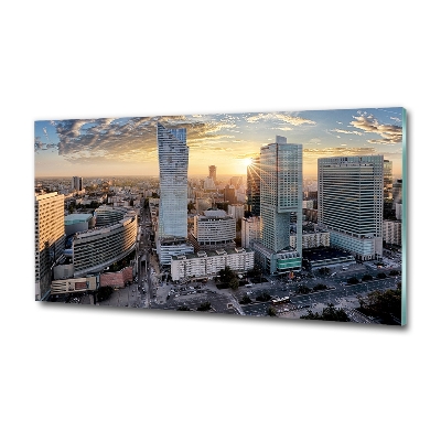 Foto schilderij op glas Warschau, Polen